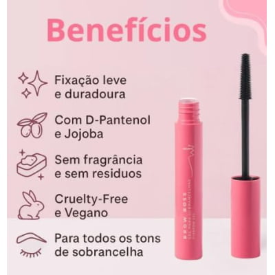 GEL PARA SOBRANCELHAS BROW BOSS - NATALIA BEAUTY BY RUBY ROSE GEL PARA SOBRANCELHAS BROW BOSS - NATALIA BEAUTY BY RUBY ROSE